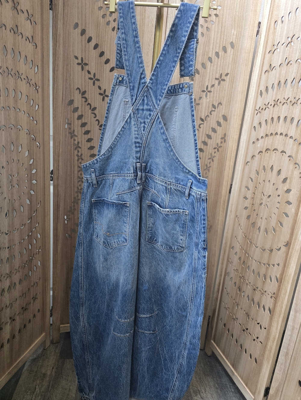NWOT We The Free Good Luck Barrel Overalls ~Ultra Light Beam - Picture 12 of 14